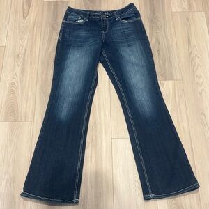 Maurices Dark Blue Flare Jeans